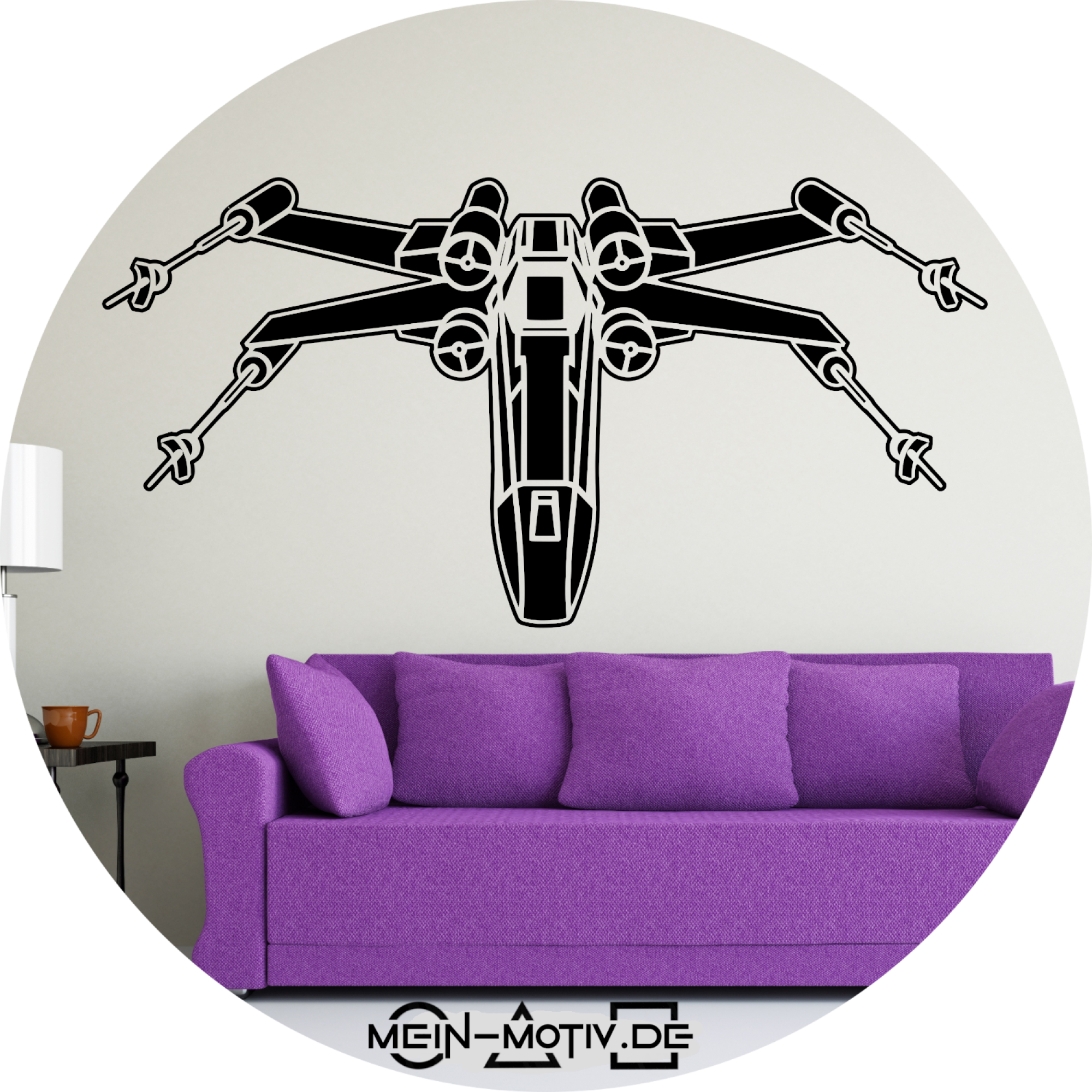 Wandtattoo 46383 Star Wars - X Wing Fighter Front